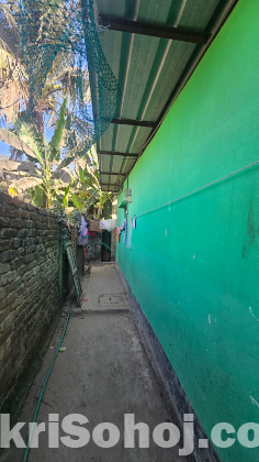 ইছানগর এ ৬ শতাংশ জায়গা  ৮টি ফ্যামিলি বাসা সহ ।